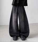 Seagull Stitch Wide Denim