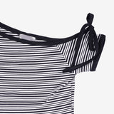 Mizu off-shoulder stripe T-shirt