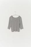 (W) Ash Striped Top