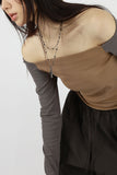Holly Black Layered Necklace