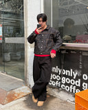 Line Cotton Pants