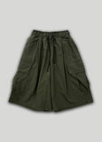 Super Balloon Nylon Cargo Bermuda Pants