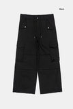 Triangle pocket wide cargo pants