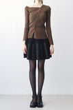 Ethel pattern knit skirt