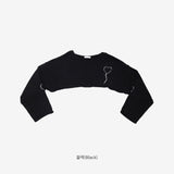 Solas Heart Crop Knit