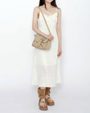 Small Flower Long Bustier One Piece