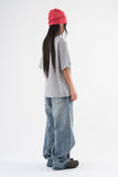 Vintage Washed Balloon Denim Pants