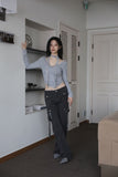 Poplar lace knit top