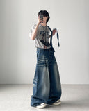 Jay Curl Maxi Wide Denim Pants