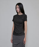 Asymmetrical Draped T-Shirt
