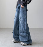 Franken Pocket Wide Denim