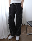 belt nylon cargo pants