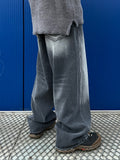 Vintage Brush Gray Denim