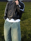 Reverse Mash Zip-Up Jacket