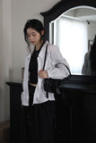 Ribbon shirring amang shoulder bag