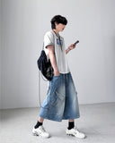 Bruce Cargo Bermuda Denim