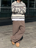 Multi Stripe String Hood