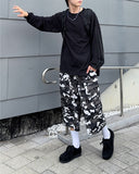 Milk Camo Bermuda Pants