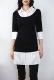 Timmy pleated collar one piece