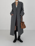 Drop 3 button loose fit long blazer