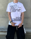 SAD Lettering Short Sleeve Tee