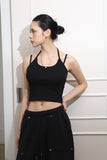 Holter ribbed sleeveless