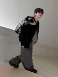 Vlet damage knit cardigan