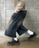 Washed Maxi Bermuda Denim