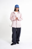 Pint stripe over fit shirt