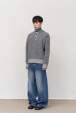 Hawk Striped High Neck Knit