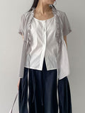 Kelly Layered Short Sleeve Blouse