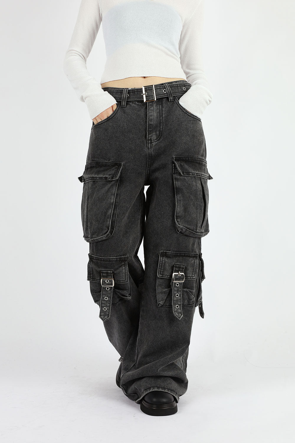 k□ヒューゴボス/HUGO BOSS ORANGE SLIM FIT ブラックデニム