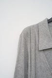 (W) Suit Collar Layered Top