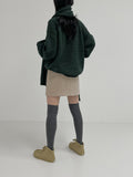 Hair Wool Mini Skirt