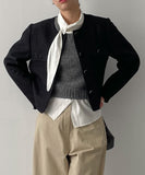 Seasoning Tweed Short Jacket