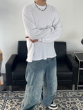 Front Incision Waffle Long Sleeve