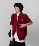 House Track Knit Zip-up