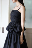 Flare blouse tube top