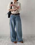 705 All-Brush Wide Denim Pants
