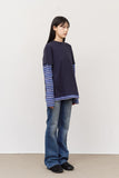 May Striped Layered Top