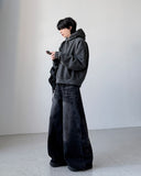 Veil Crack Wide Denim