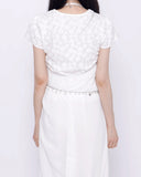 Daisy Flower Lace Feminine Short Sleeve T-shirt