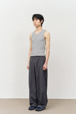 Round Wide Trousers