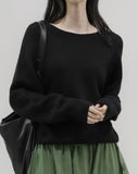 Kneep Boatneck Wool Knit