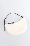 Fluffy fur shoulder bag