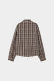 Lit Wrinkle Checked Shirt