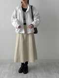 Johnny Cotton Flare Long Skirt
