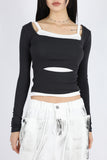 Berry Two Way Open Tee