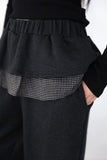 Check Frill Skirt Pants