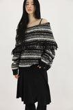 End-knee flared skirt